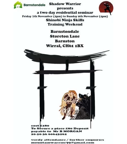 SHADOW WARRIOR PRESENTS – SHINOBI NINJA SKILLS EVENT